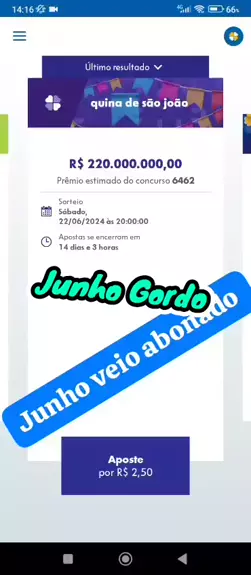 Concurso 6462 da Quina: Confira as dezenas sorteadas e o valor do