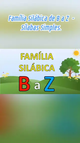 Palavras para aprender a ler, Família Silábica