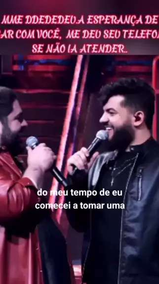 porque me deu a esperança de ficar com você