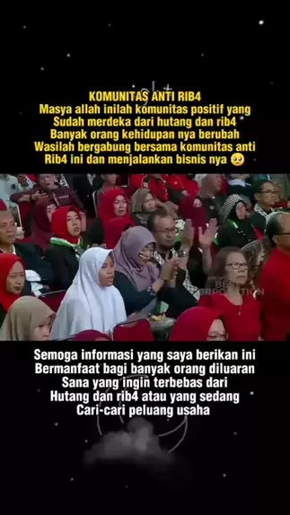 komunitas anti riba,yang mana dikomunitas ini memb ...| Kwai